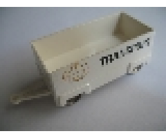 HO 1:87 Vehicles Scale Mercedes Box Trailer without Gray Top