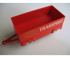 HO 1:87 Vehicles Scale Mercedes Box Trailer without Gray Top