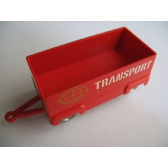 HO 1:87 Vehicles Scale Mercedes Box Trailer without Gray Top