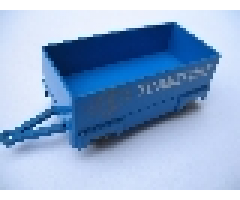 HO 1:87 Vehicles Scale Mercedes Box Trailer without Gray Top