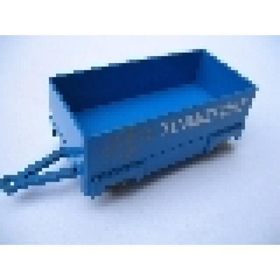 HO 1:87 Vehicles Scale Mercedes Box Trailer without Gray Top