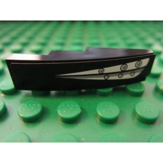 Slope, Curved 4 x 1 with Headlights Pattern Left Side (Sticker) - Sets 8159 / 8160