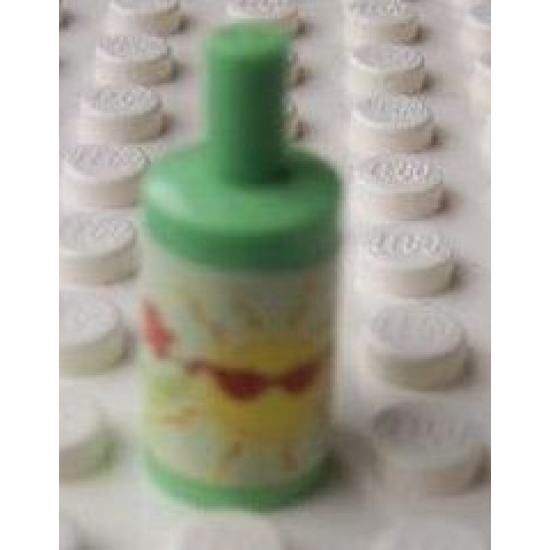 Scala Accessories Bottle Simple with Sun and Flowers Pattern (Sticker) - Set 3117