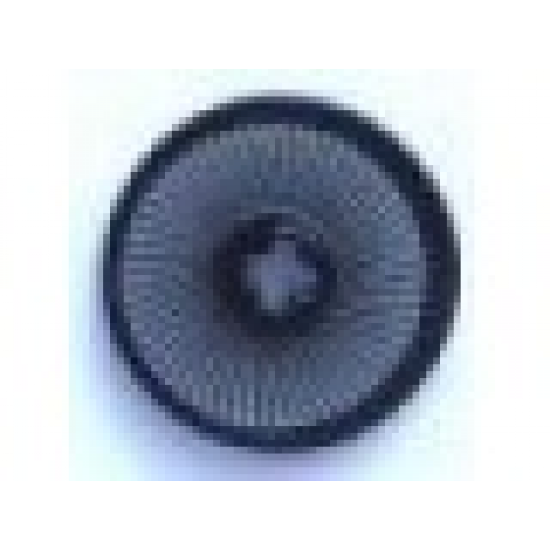 Technic, Disk 3 x 3 with Black and Silver Mesh Pattern (Sticker) - Sets 10020 / 10133 / 10219
