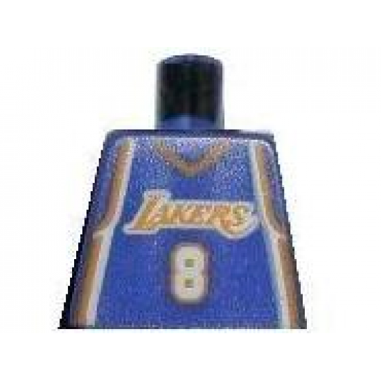 Torso NBA Los Angeles Lakers #8 (Road Jersey) Pattern