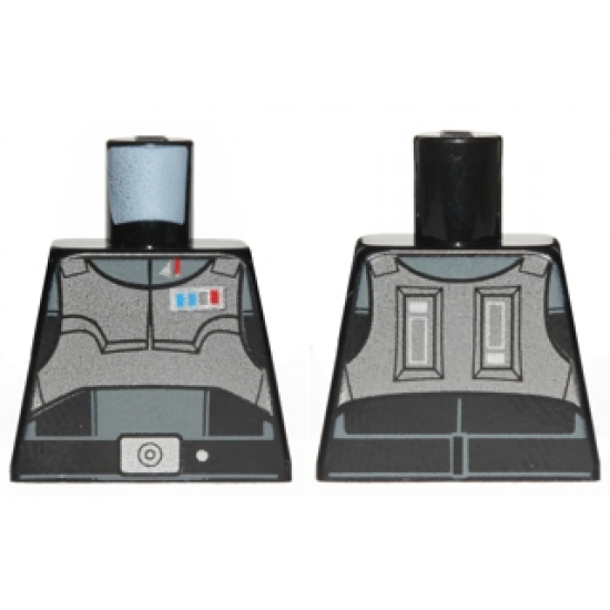 Torso SW Imperial Agent with Armor Vest Pattern (Agent Kallus)