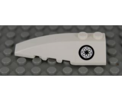 Wedge 6 x 2 Left with SW Republic Thick Border Pattern (Sticker) - Set 7751
