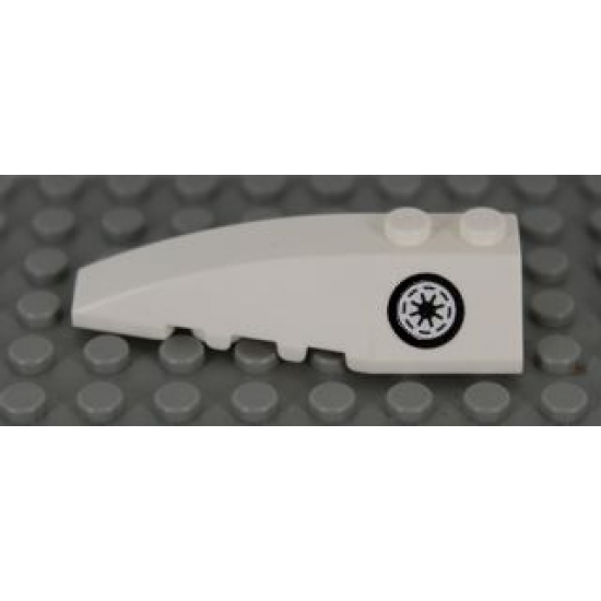 Wedge 6 x 2 Left with SW Republic Thick Border Pattern (Sticker) - Set 7751