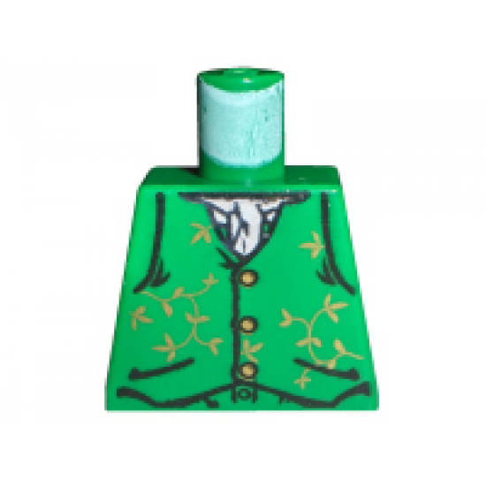 Torso Harry Potter Gilderoy Green Vest Pattern