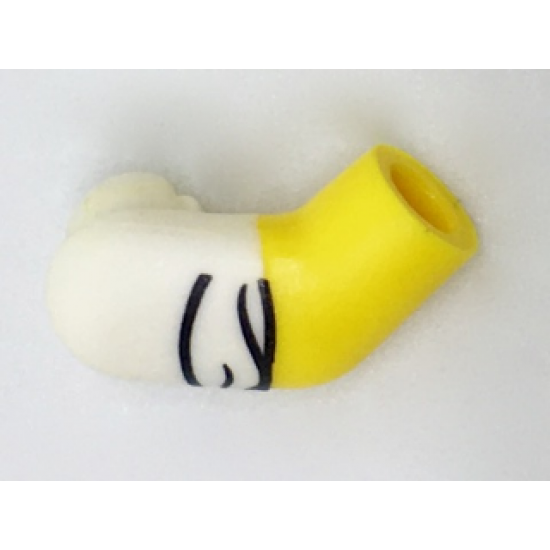 Arm, Right with White Rolled-Up Sleeve Pattern