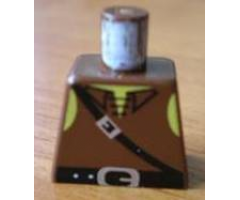 Torso Castle Dark Forestman Tie Shirt and Black Crossbelt Pattern