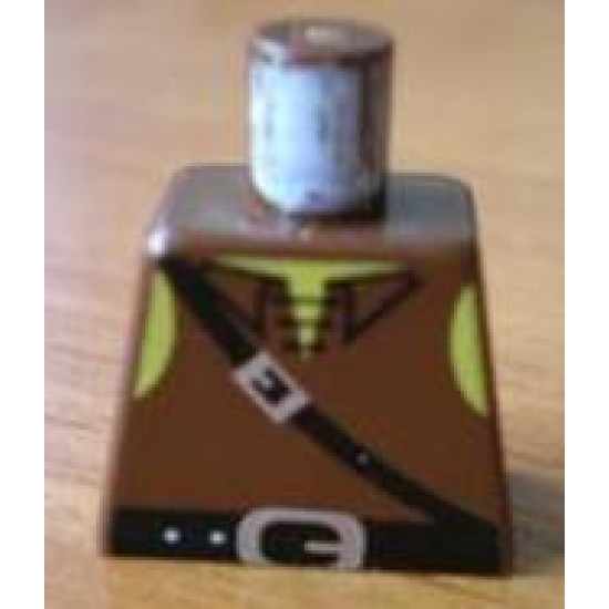 Torso Castle Dark Forestman Tie Shirt and Black Crossbelt Pattern