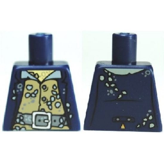 Torso PotC Jacket over Barnacle Encrusted Shirt Pattern