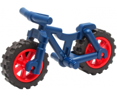 Riding Cycle Bicycle Heavy Mountain Bike with Red Wheels