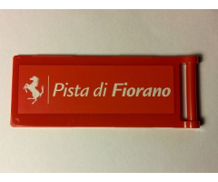 Flag 7 x 3 with Rod with Ferrari Logo and 'Pista di Fiorano' Pattern (Sticker) - Set 40195