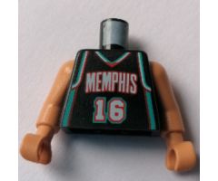 Torso NBA Memphis Grizzlies #16 Pattern / Nougat NBA Arms / Nougat Hands
