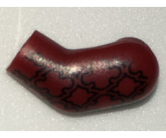Arm, Left with Black Brocade Pattern
