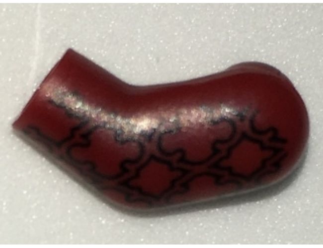 Arm, Left with Black Brocade Pattern