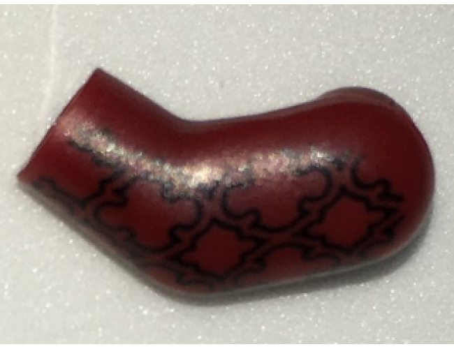 Arm, Left with Black Brocade Pattern