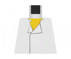 Torso SW Shirt Open Collar, Yellow Chest Pattern (Han Solo)