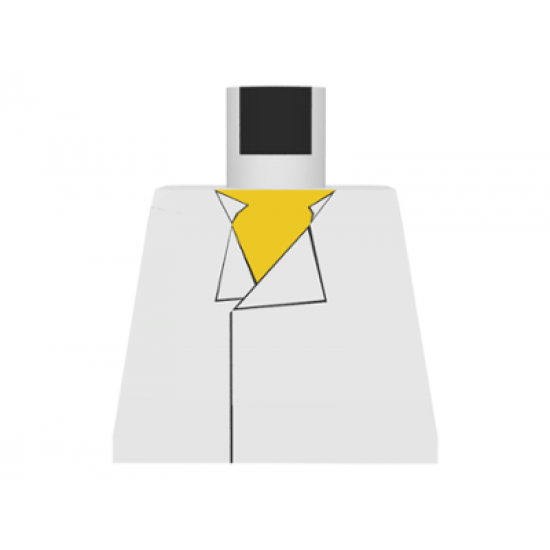 Torso SW Shirt Open Collar, Yellow Chest Pattern (Han Solo)