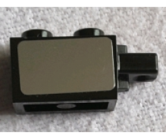 Hinge Brick 1 x 2 Locking with 1 Finger Horizontal End with Mirrored Pattern on Both Sides (Stickers) - Set 75827