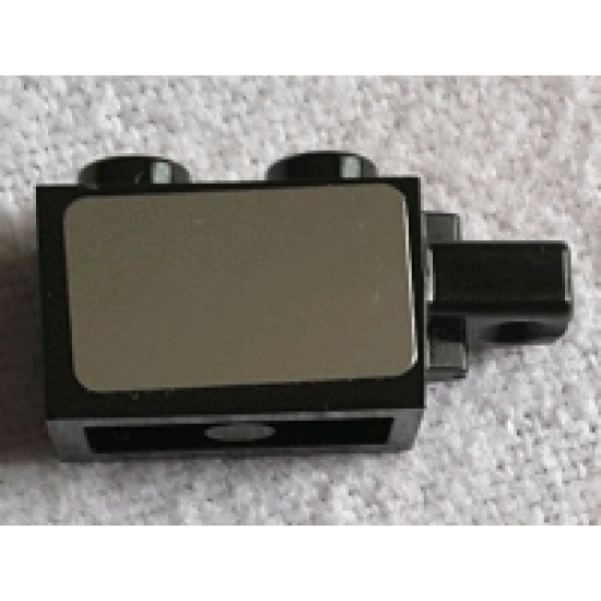 Hinge Brick 1 x 2 Locking with 1 Finger Horizontal End with Mirrored Pattern on Both Sides (Stickers) - Set 75827