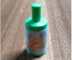 Scala Accessories Bottle Simple with Rose Pattern (Sticker) - Set 3242