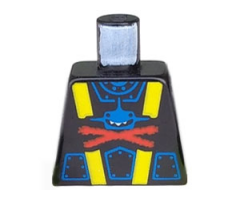 Torso Aquazone Aquashark Blue Shark with Red 'X' Pattern