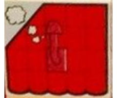 Duplo, Tile 2 x 2 x 1 with Farmhouse Mosaic Picture 01 Pattern (Set 9220)