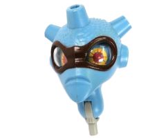 Galidor Head Nepol, with 1 Pin with Medium Blue Head Bumps