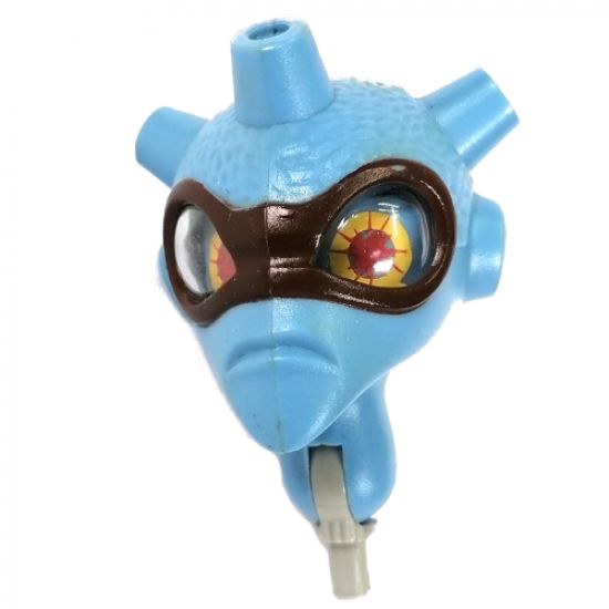 Galidor Head Nepol, with 1 Pin with Medium Blue Head Bumps