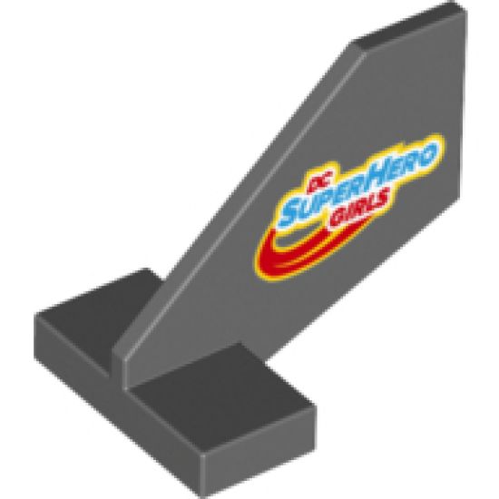 Tail Shuttle, Small with 'DC SUPER HERO GIRLS' Pattern
