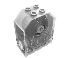 Technic, Gear Gearbox 4 x 2 x 4 (Worm to 24-tooth)