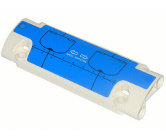 Technic, Panel Curved 11 x 3 with White Arrows and 'WHEEL INSPECTION' Pattern Model Left (Sticker) - Set 42025