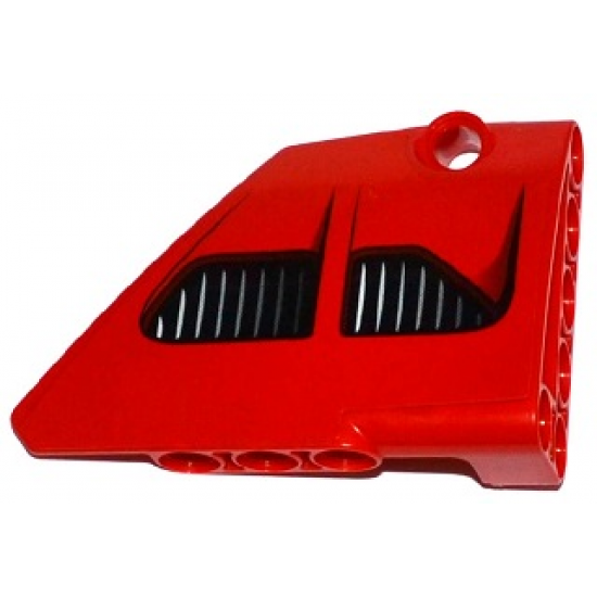 Technic, Panel Fairing #14 Large Short Smooth, Side B with 2 Air Intakes Pattern (Sticker) - Set 8070