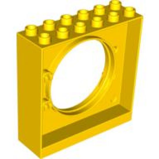 Duplo Ball Tube Exit with Round Doorway 2 x 6 x 5