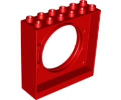 Duplo Ball Tube Exit with Round Doorway 2 x 6 x 5