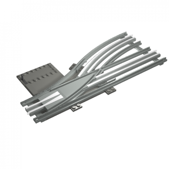 Train, Track 12V Switch Point Right, Type 2 - Track Only