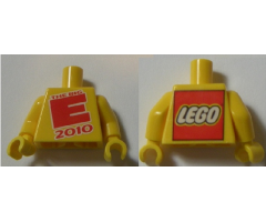 Torso with 'THE BIG E 2010' and Lego Logo on Back Pattern