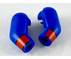 Arm, (Matching Left and Right) Pair with Red Cuff Pattern