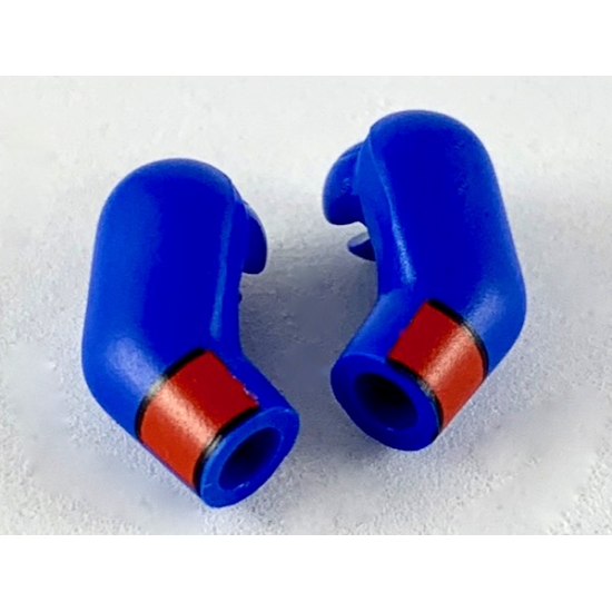 Arm, (Matching Left and Right) Pair with Red Cuff Pattern