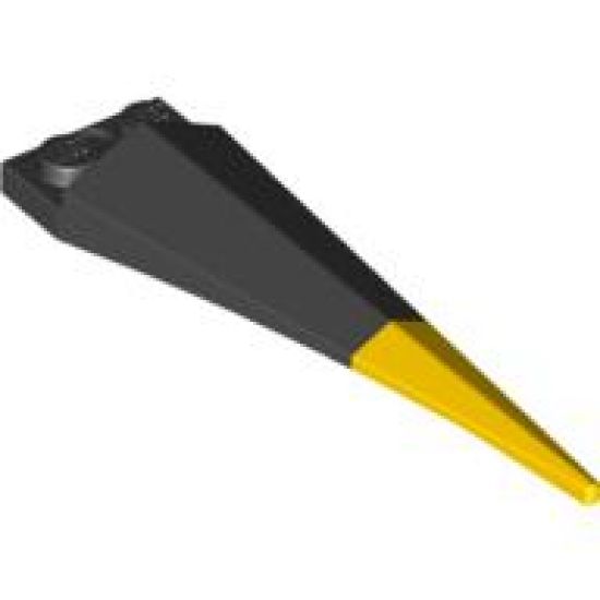 Plate, Modified 1 x 2 with Angular Extension and Flexible Yellow Tip