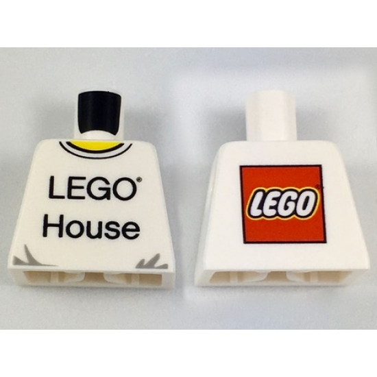 Torso 'LEGO House' Front and LEGO Logo on Back Pattern
