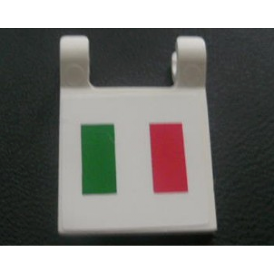 Flag 2 x 2 Square with Italian Flag Pattern (Sticker) - Set 8672