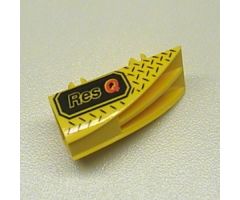Vehicle Fairing 1 x 4 Side Flaring Intake with Two Pins and Res-Q Pattern Right