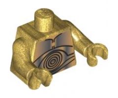 Torso SW C-3PO Pattern / Pearl Gold Arms / Pearl Gold Hands