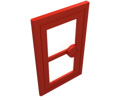 Door 1 x 3 x 4 with Glass