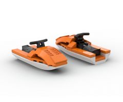 Orange Jet Ski