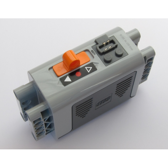 Electric, Battery Box 9V 4 x 11 x 7 PF with Red Dot and White Arrows on Black Background Pattern (Sticker) - Set 42043